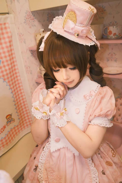 Lilith Dual Claw Clip Lolita Wig with Straight Bangs BY4455