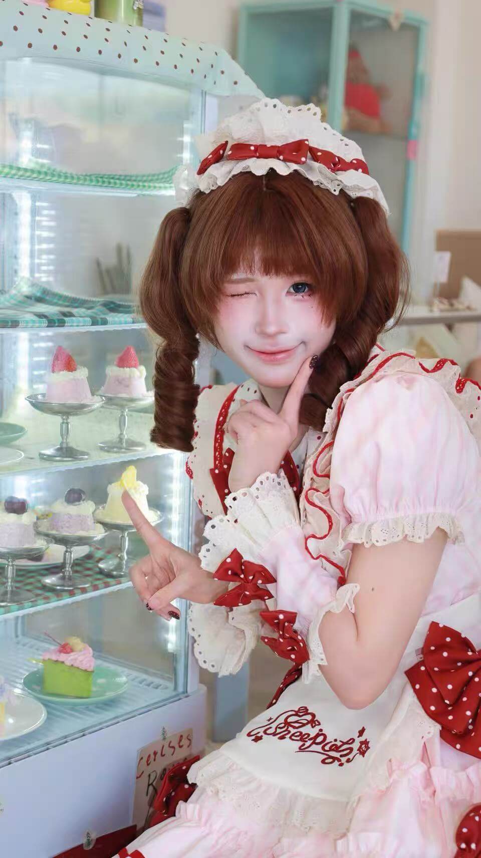 Lilith Dual Claw Clip Lolita Wig with Straight Bangs BY4455