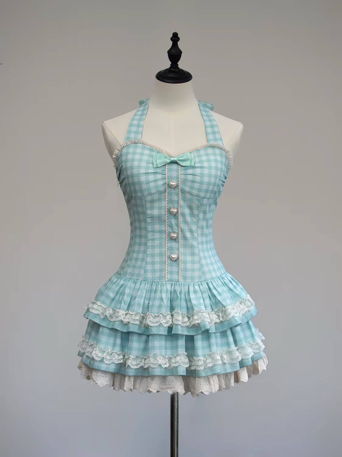 Reviews for New Sweet Summer Mint Nana Dress Puffy Skirt BY0022