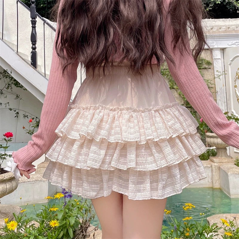 Ballet style fluffy skirt by230911
