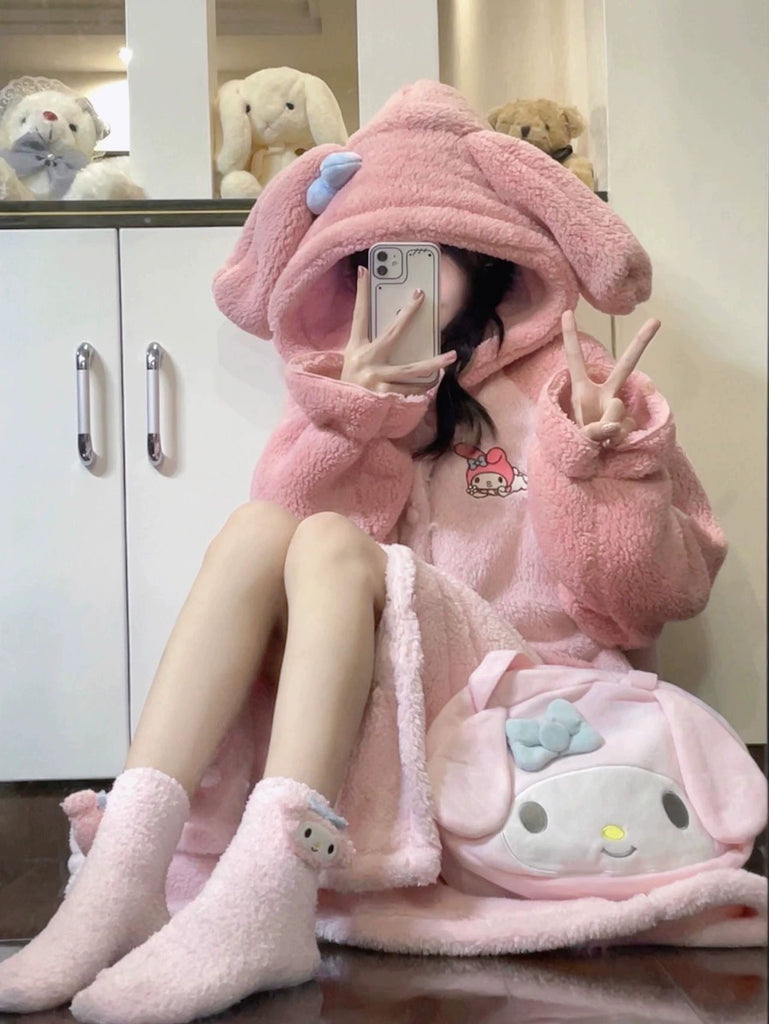 Cute Melody Velvet Pajamas BY12130