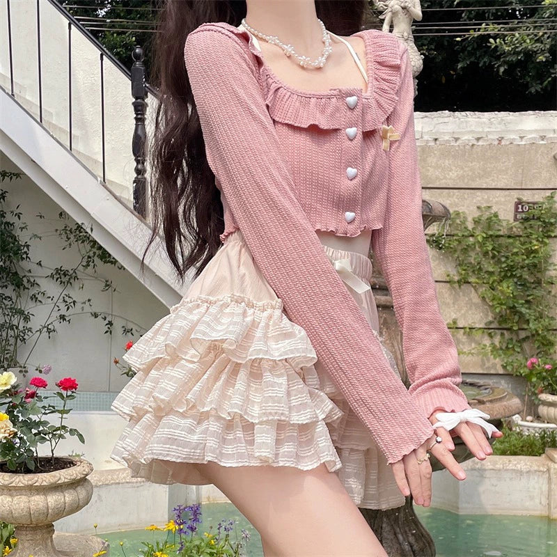 Ballet style fluffy skirt by230911