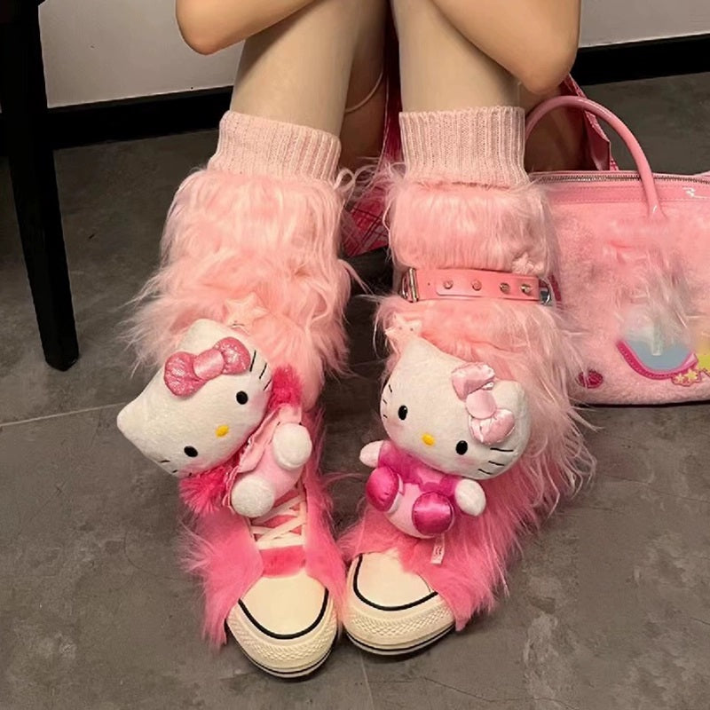 pink hello kitty y2k shoes by12071