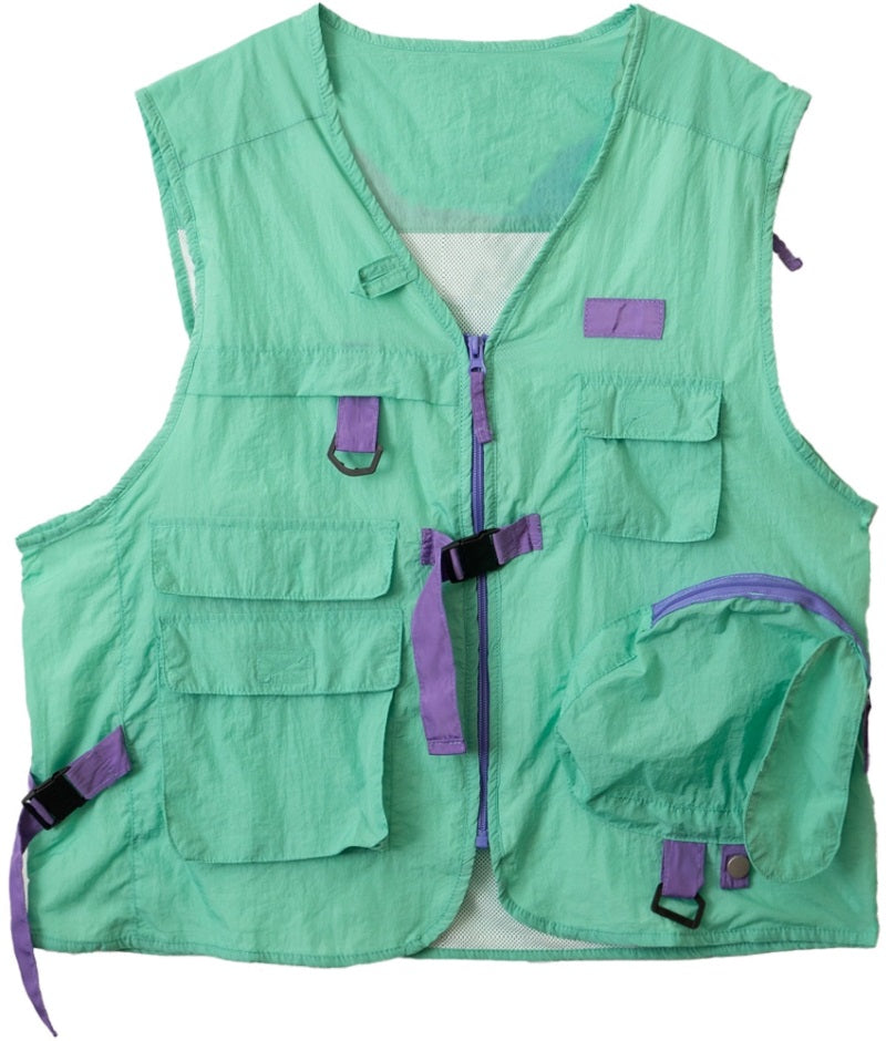 Multi pocket functional work suit vest BY11286
