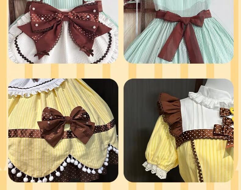Pre-order Mint Chocolate Cookie Tower Lolita Dress BY9172