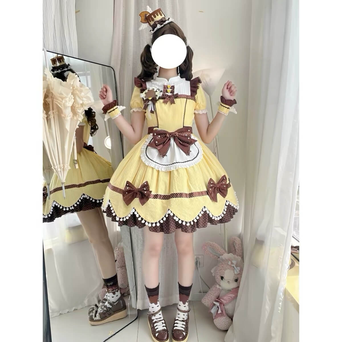 Pre-order Mint Chocolate Cookie Tower Lolita Dress BY9172