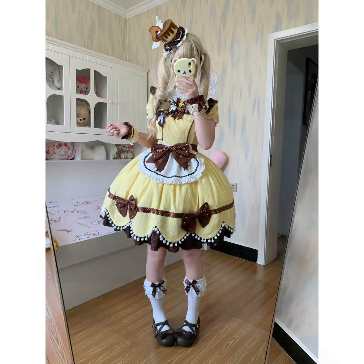 Pre-order Mint Chocolate Cookie Tower Lolita Dress BY9172