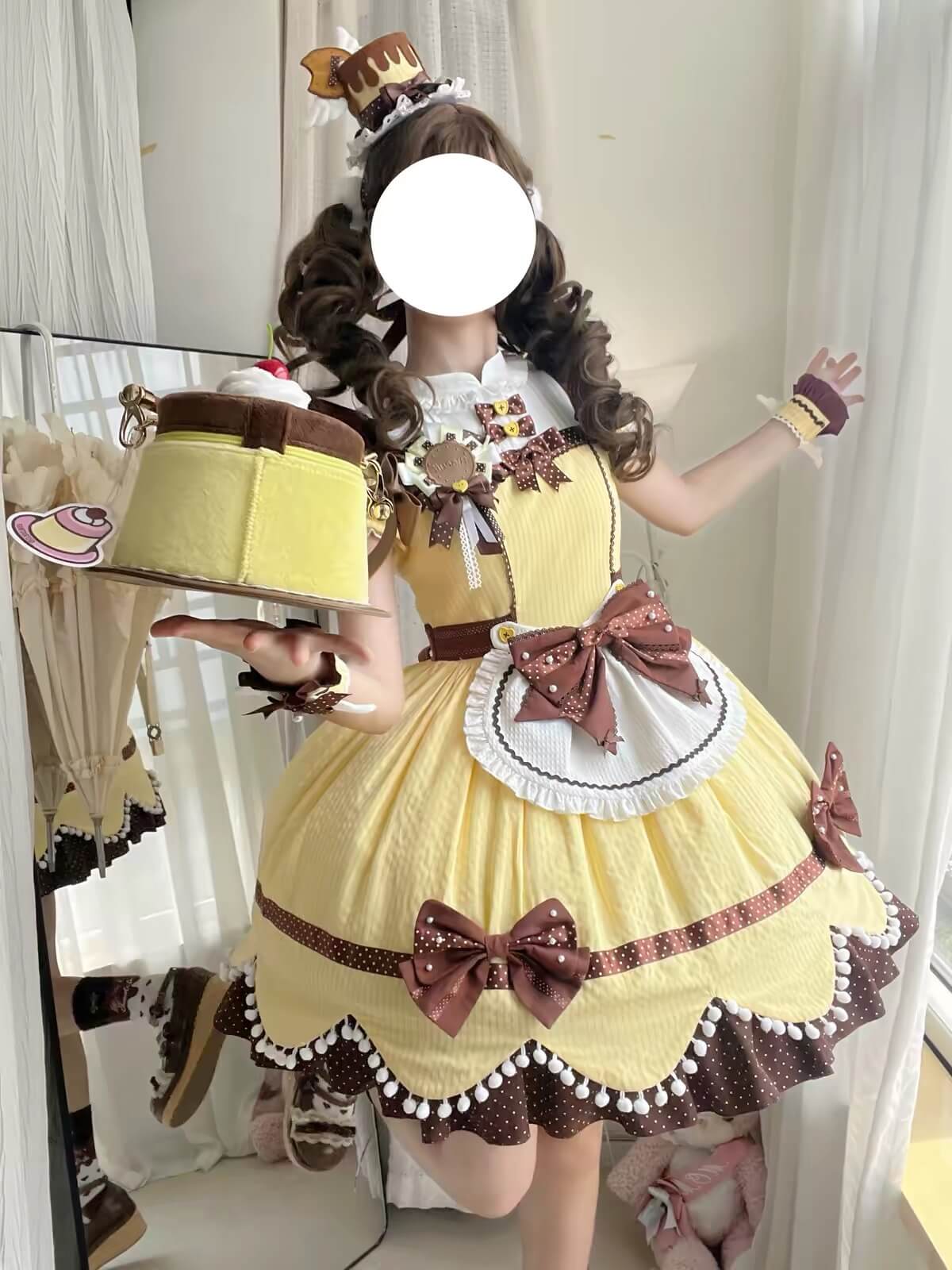 Pre-order Mint Chocolate Cookie Tower Lolita Dress BY9172