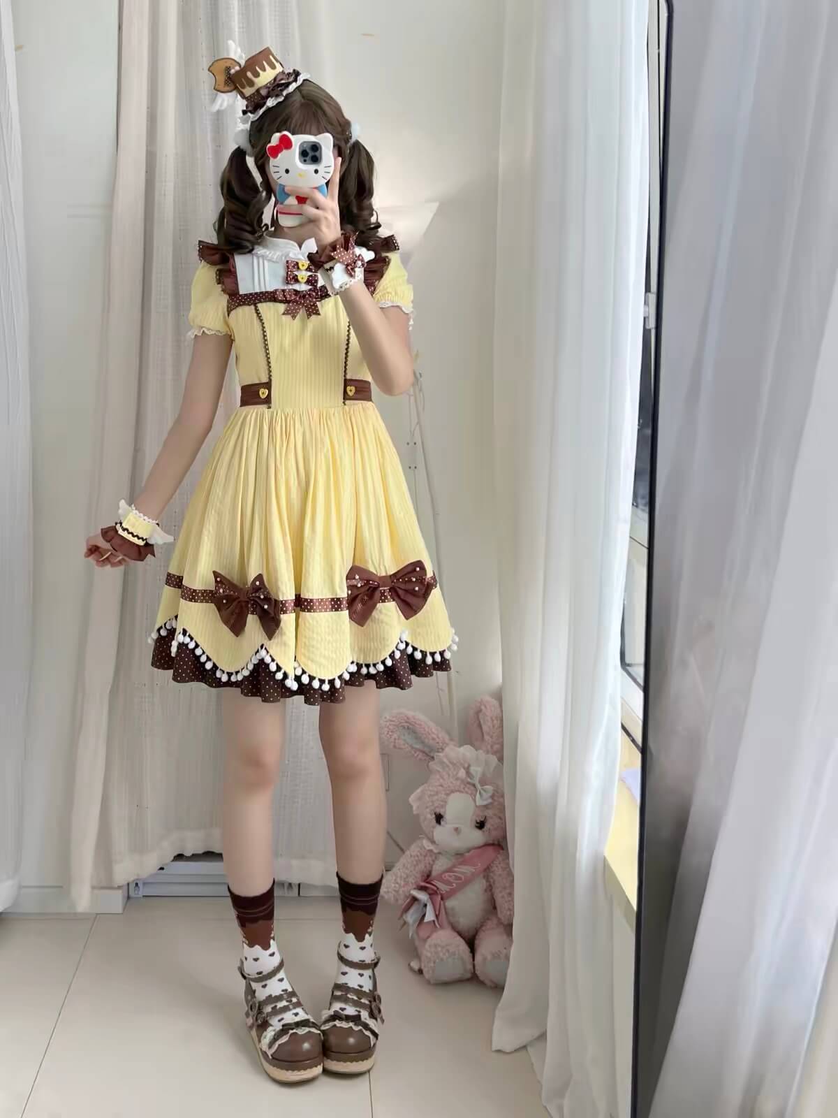Pre-order Mint Chocolate Cookie Tower Lolita Dress BY9172