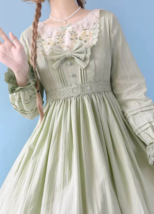 S-3XL Plus Size Daily Sweet Girl Nelly OP Lolita Cotton Dress BY9288