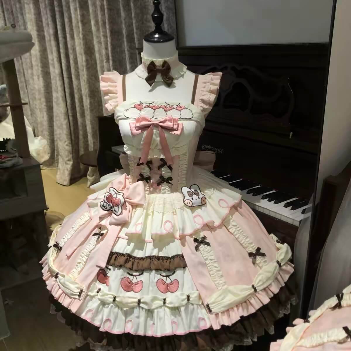 Sweet Cherry Cream Cake Lolita JSK BY9261
