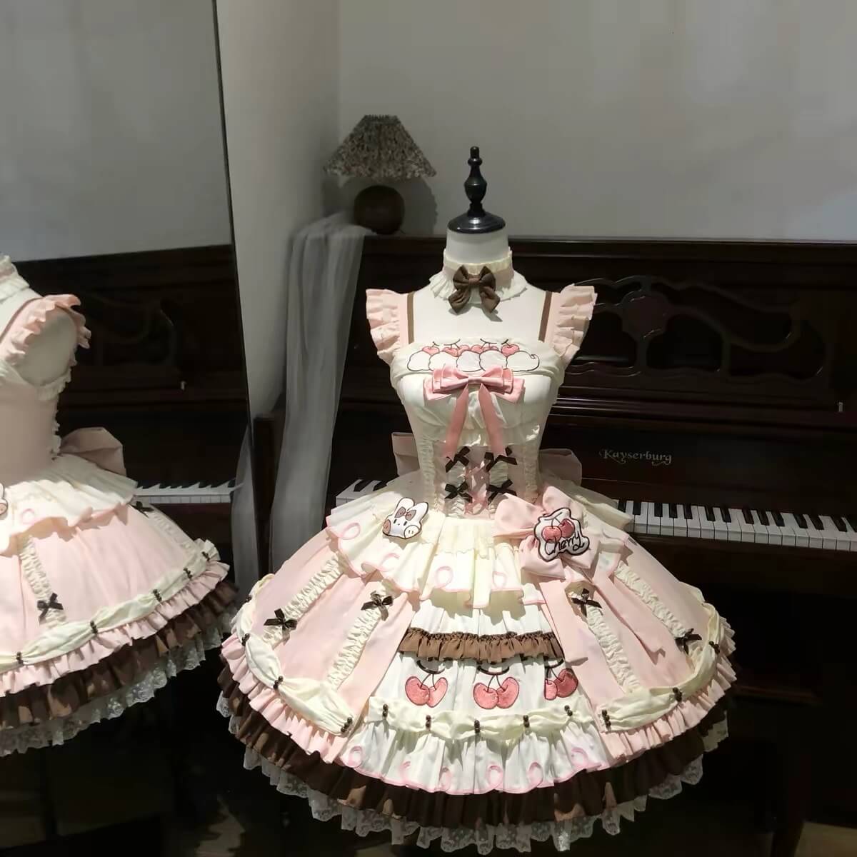 Sweet Cherry Cream Cake Lolita JSK BY9261