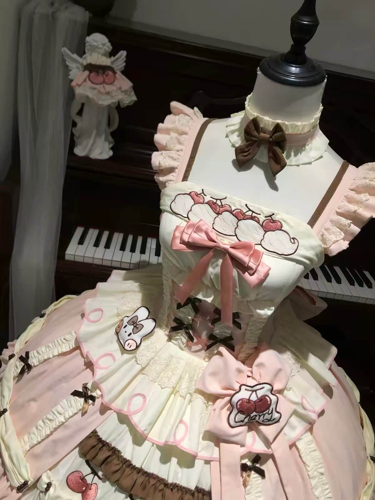 Sweet Cherry Cream Cake Lolita JSK BY9261