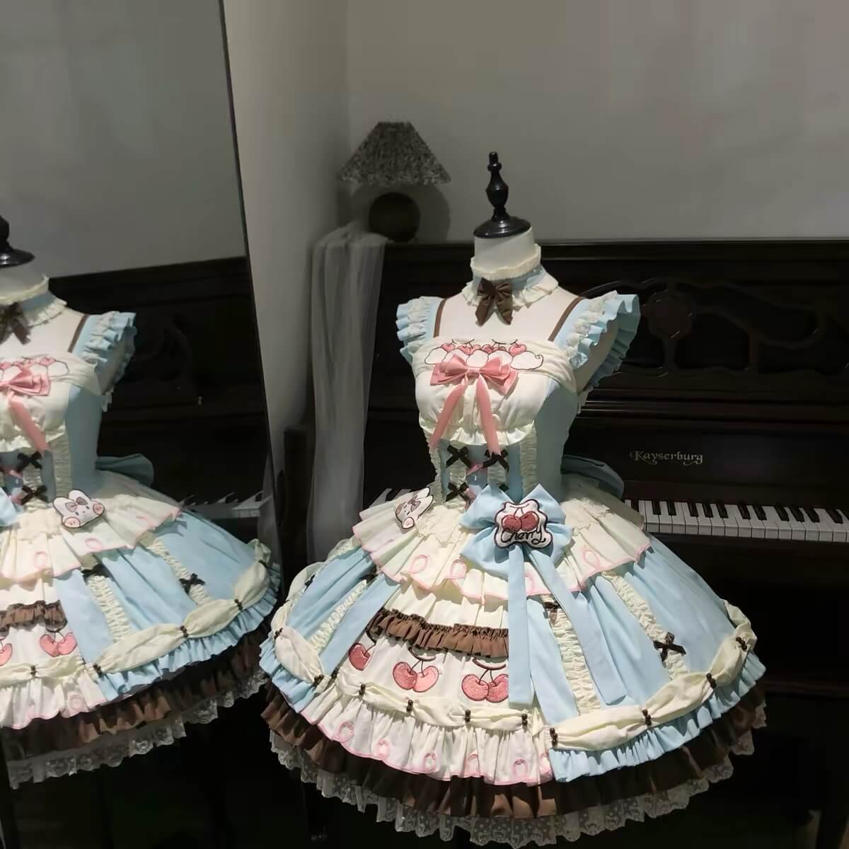 Sweet Cherry Cream Cake Lolita JSK BY9261