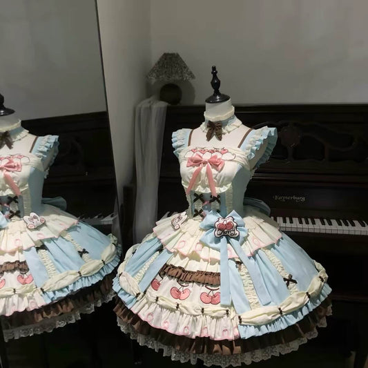 Sweet Cherry Cream Cake Lolita JSK BY9261
