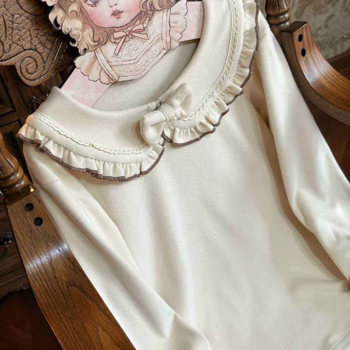 Sweet Girly Peter Pan Collar Lolita Inner Top BY9210