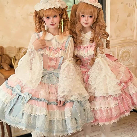 Sweet Lolita Doll JSK Dress Long Train BY9201