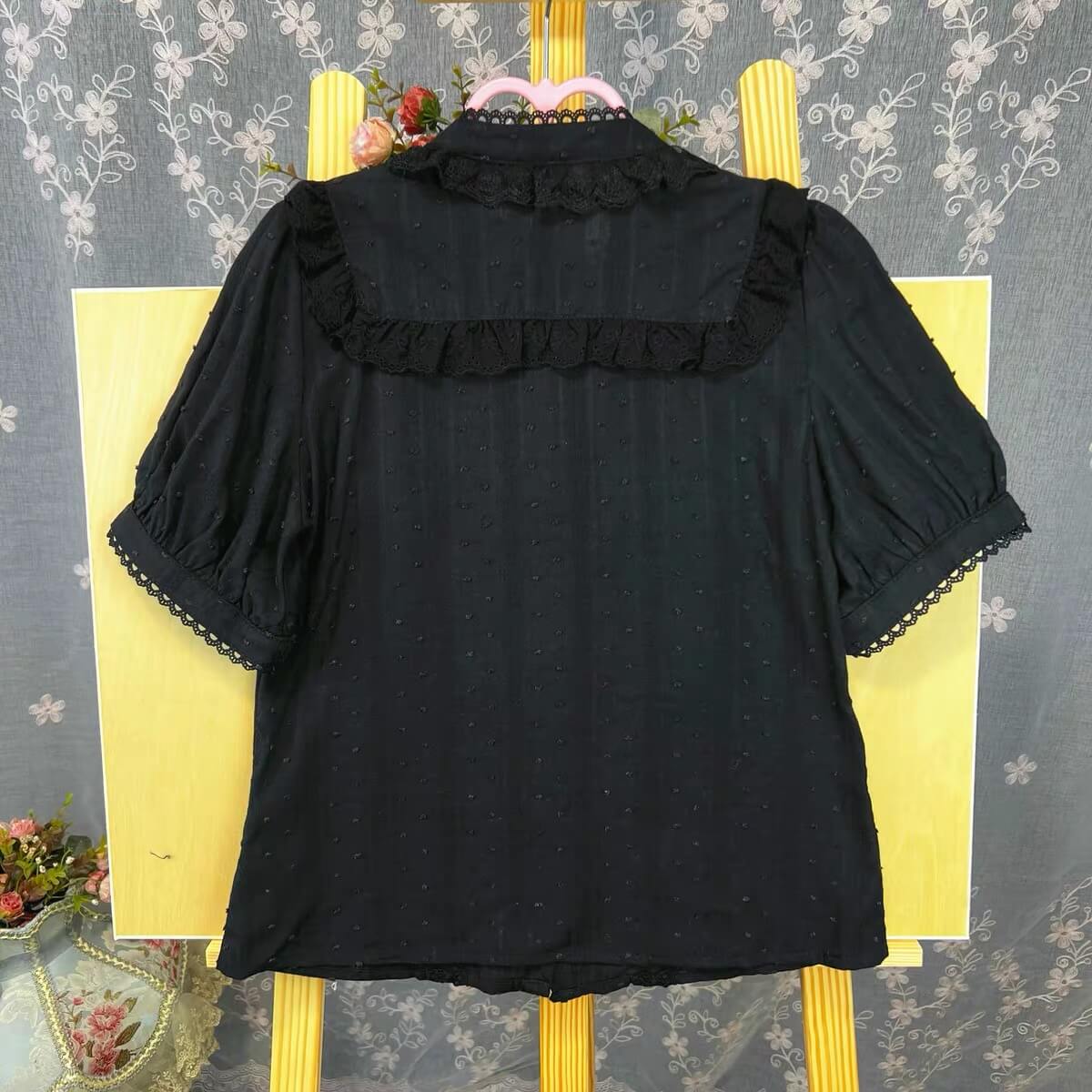 3 Colors Sweet Stand Collar Lolita Blouse BY9555