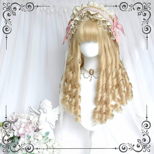 Vintage Palace Doll Platinum Roman Curls Lolita Wig platinum 1