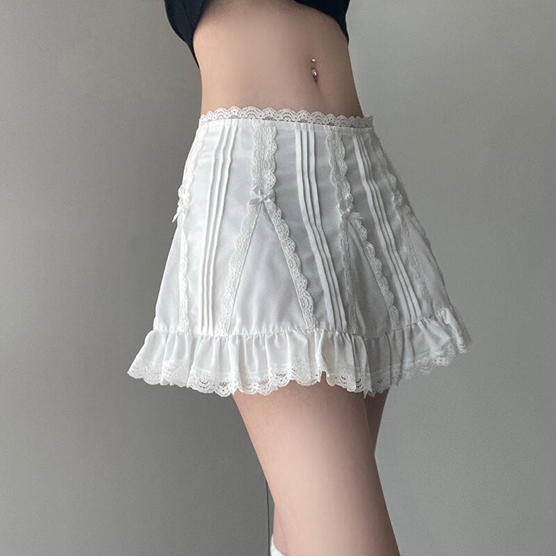 Lisa Ballet Sweet and Spicy Girl Lace Sexy Short Skirt BY9134