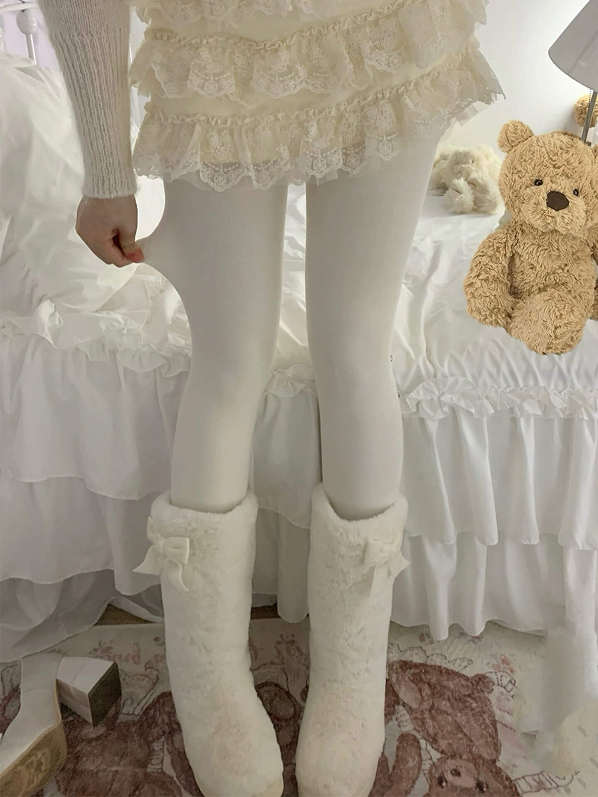 Japanese Style Thickened Velvet Lolita Pantyhose BY9173