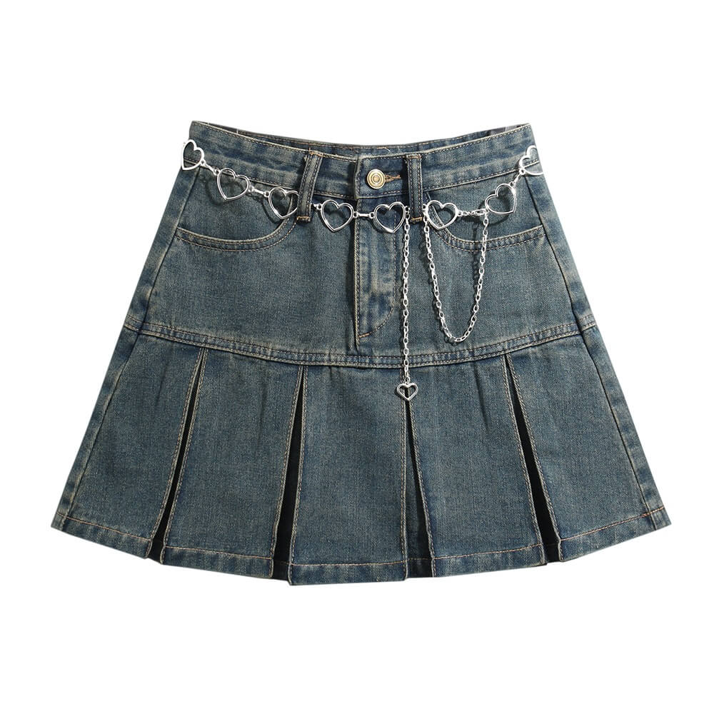 American Vintage Denim Spicy Girl Short Skirt BY5242