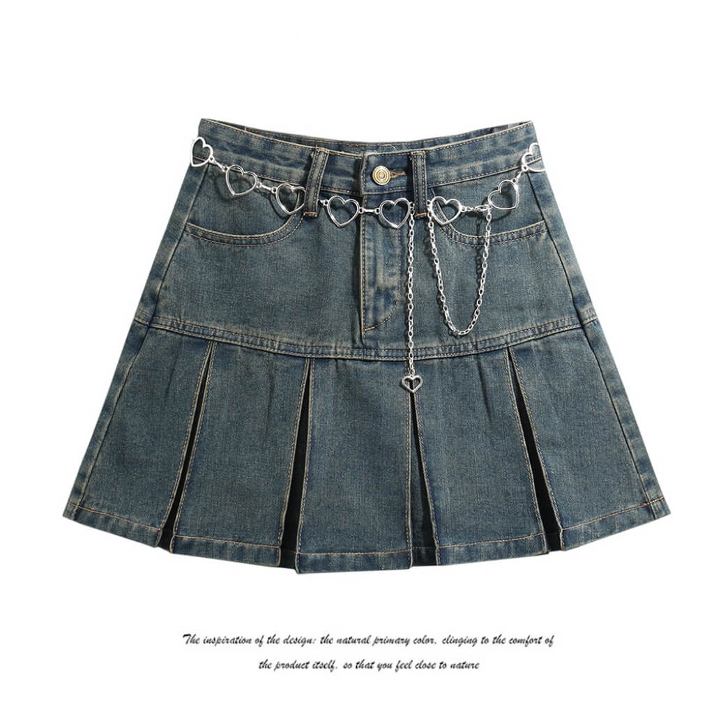 American Vintage Denim Spicy Girl Short Skirt BY5242