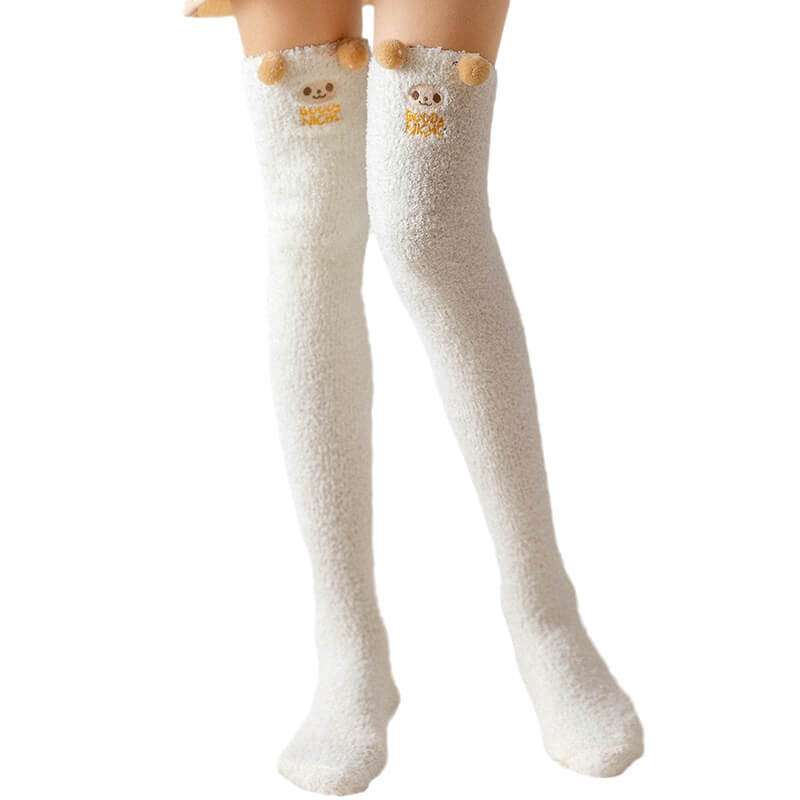 Cute cartoon Plush knee socks BY5021