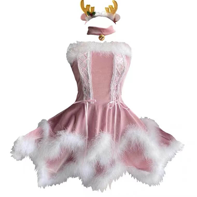 Cosplay Cute Bunny girl sexy uniform Christmas dress BY9011