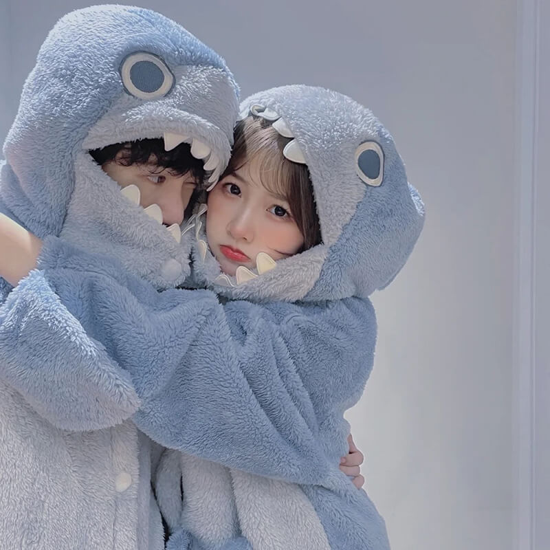cute Shark couple Pajama suit BY9062