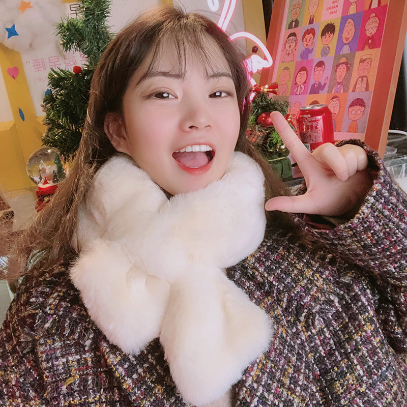 5 COLORS VELVET SCARF BY00004