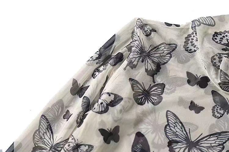 VINTAGE CUTE BUTTERFLY TOP BY22196