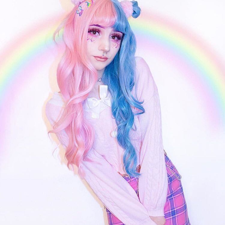 REVIEWS FOR LOLITA BLUE PINK LONG WAVE WIG