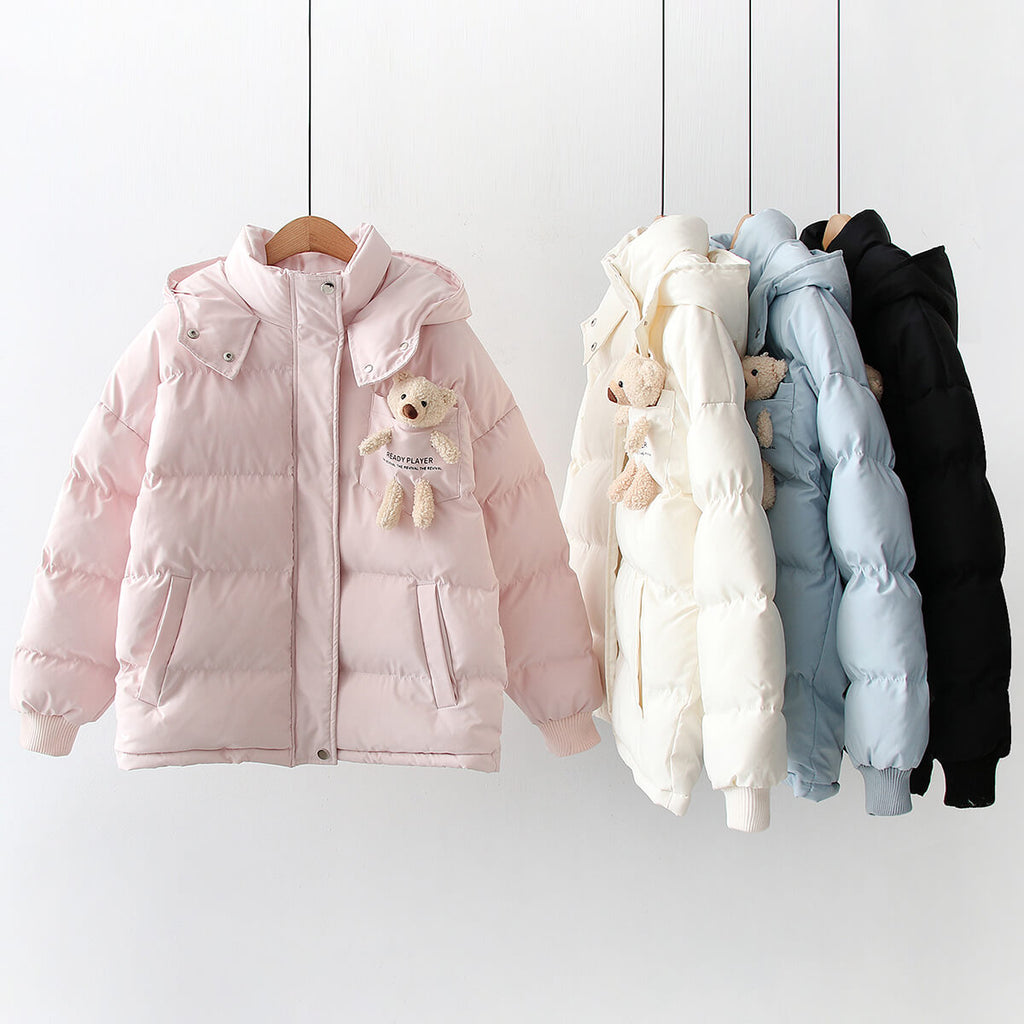 Japanese cute bear Thickened winter coat BY8050