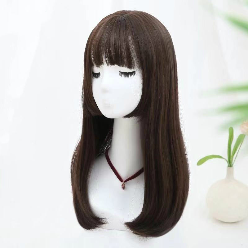 HIME CUT ROUND FACE COS WIG BY31108 | aleeby