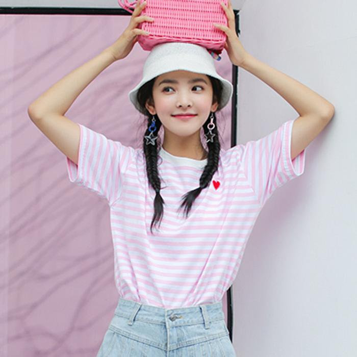 REVIEWS FOR CUTE PINK STRIPE T-SHIRT BY22043