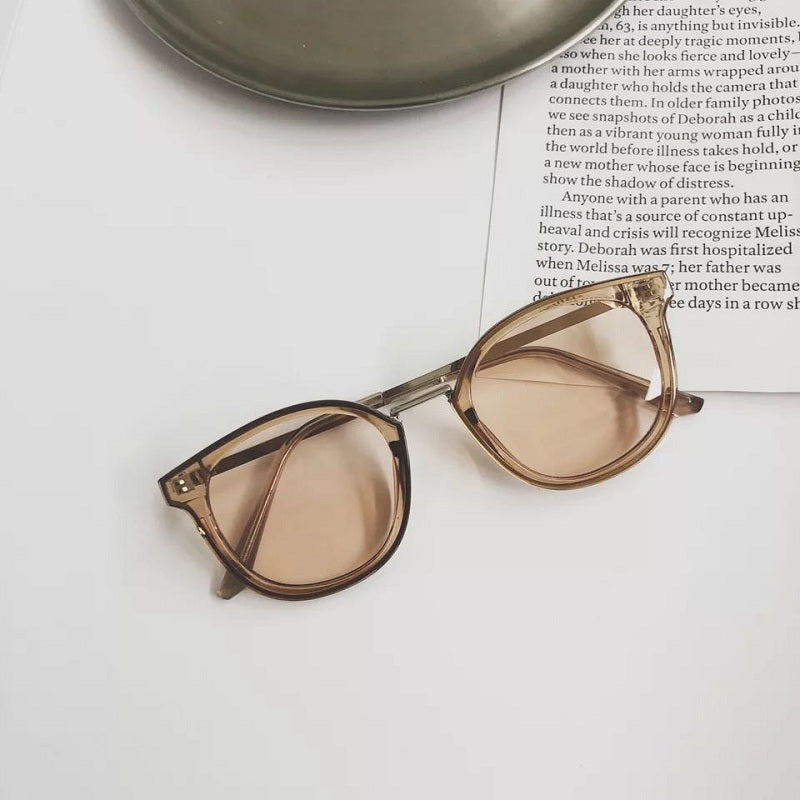 KOREAN HARAJUKU WHITE SQUARE FRAME SUNGLASSES BY12003