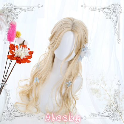 LOLITA MID-DIVIDE TEMPLES LONG CURLY WIG BY31078