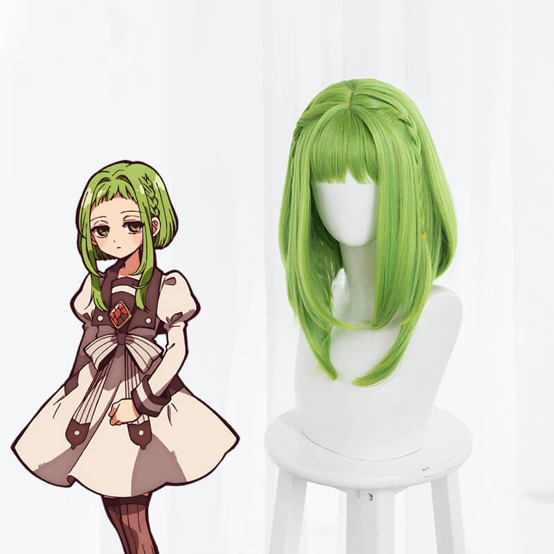 green short cosplay wig by0995
