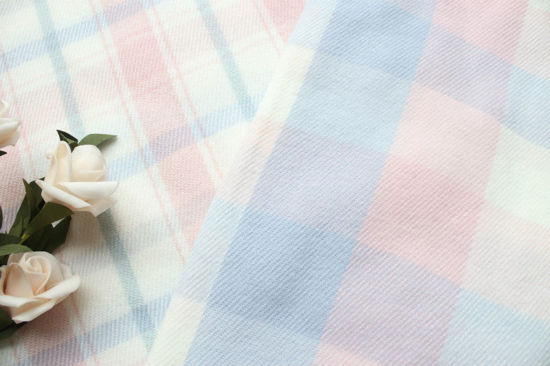 MACAROON PASTEL CASHMERE-LIKE SCARF BY13018