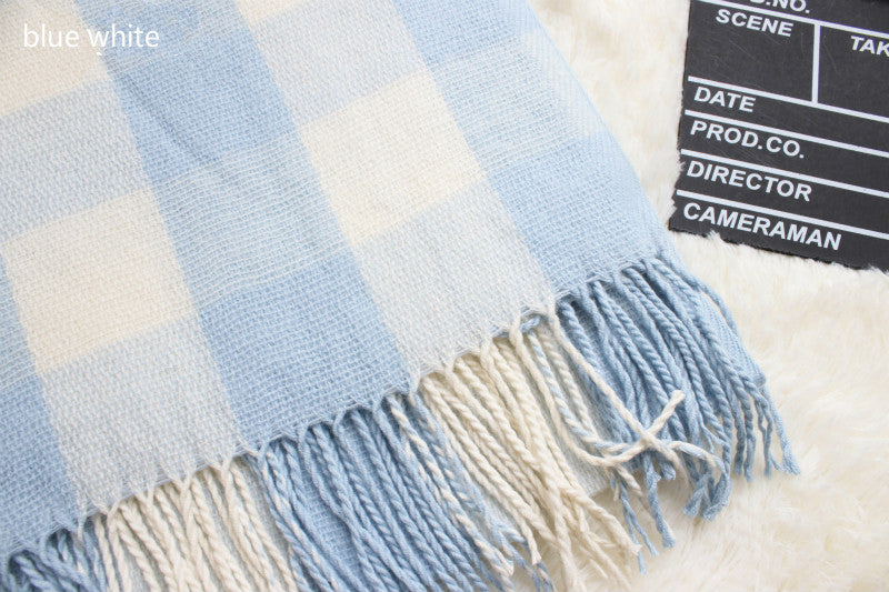 MACAROON PASTEL CASHMERE-LIKE SCARF BY13018