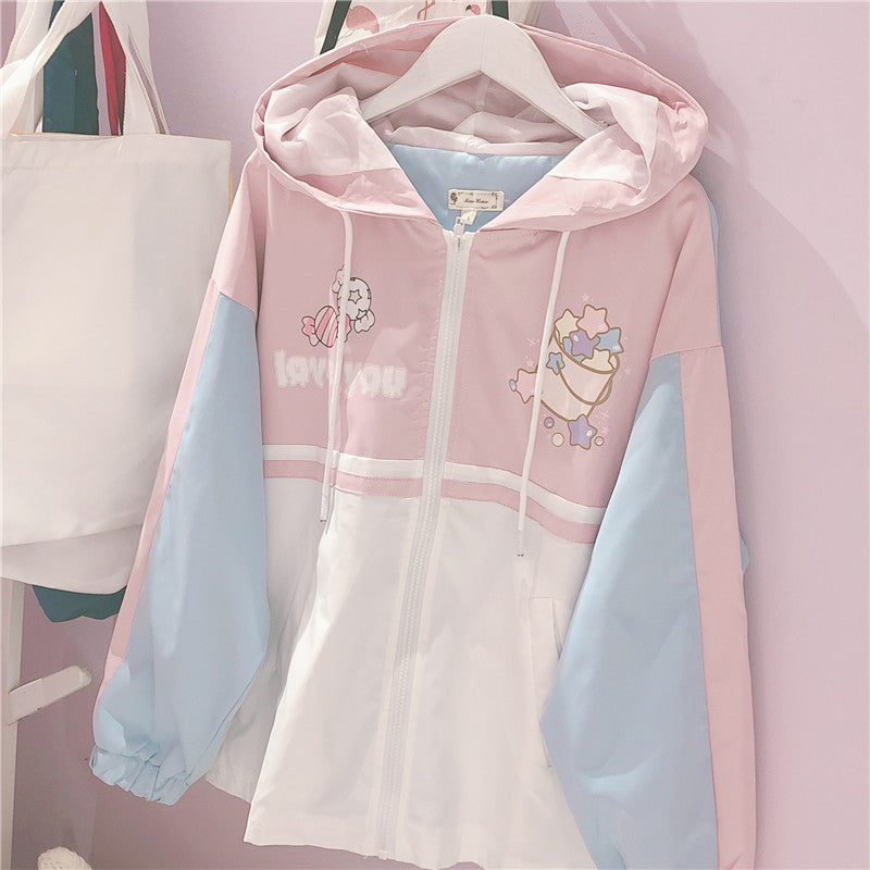 PASTEL "LOVE YOU" COAT BY24040