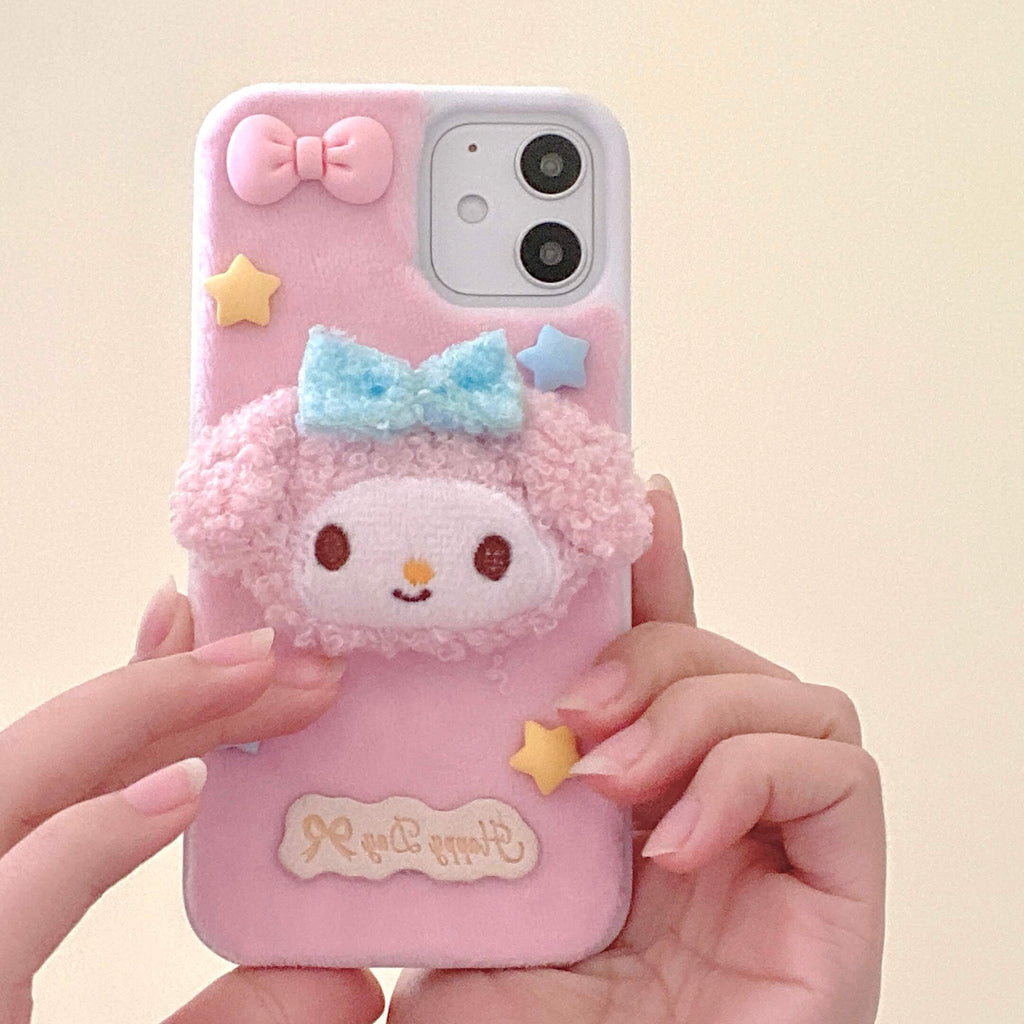cute Plush phone case by40042
