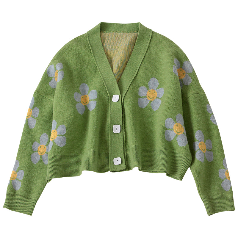 4 COLORS "FLOWERS" SWEATER BY21077