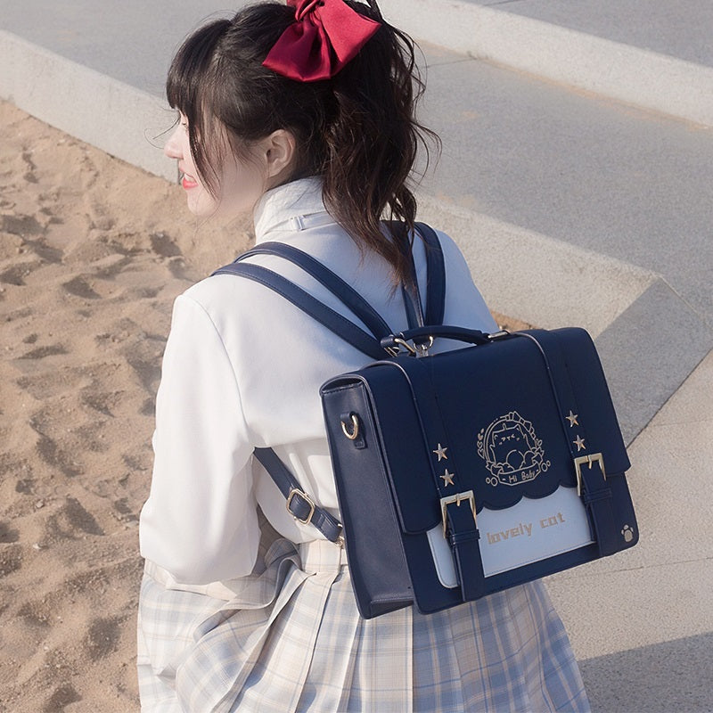 [star cat] Japanese JK uniform Lolita bag by0393