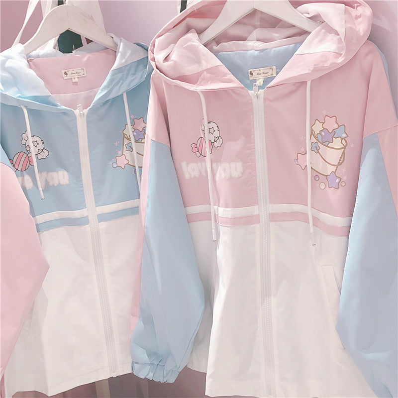 PASTEL "LOVE YOU" COAT BY24040