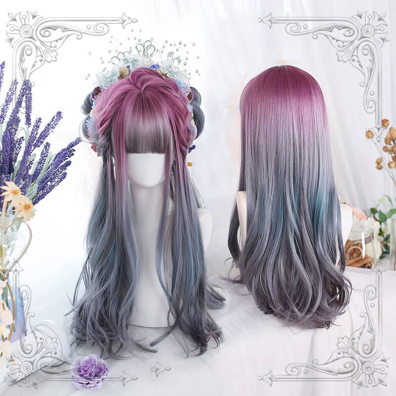 Gradient dyed curly wig by0991