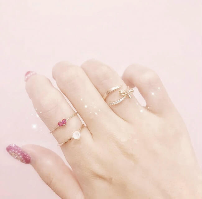 YARN POWDER DIAMOND RING BY51186