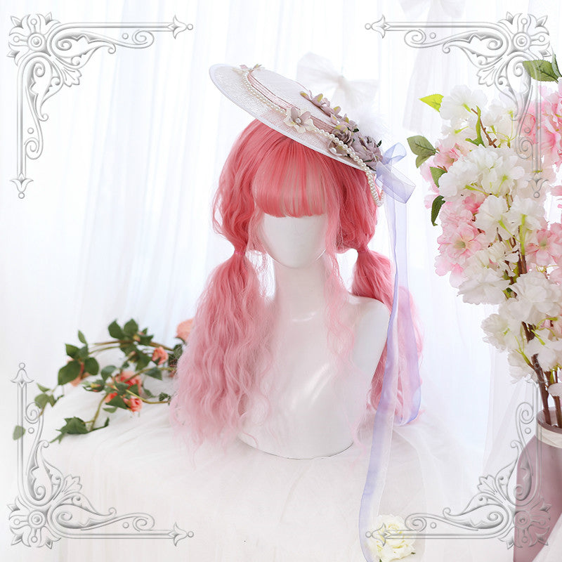 HARAJUKU WOOL ROLL "SAKURA WINE" WIG BY31081