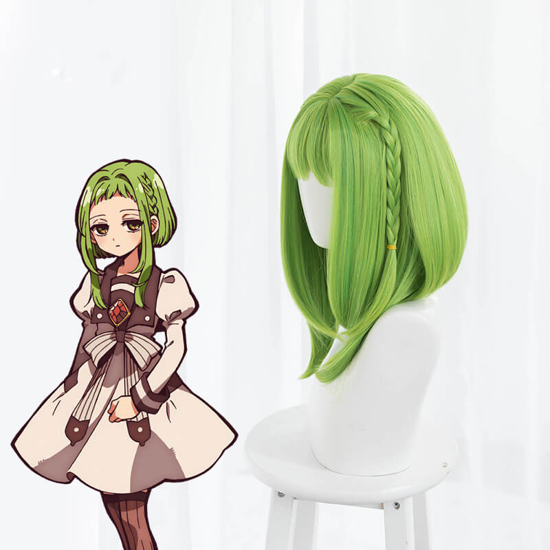 green short cosplay wig by0995